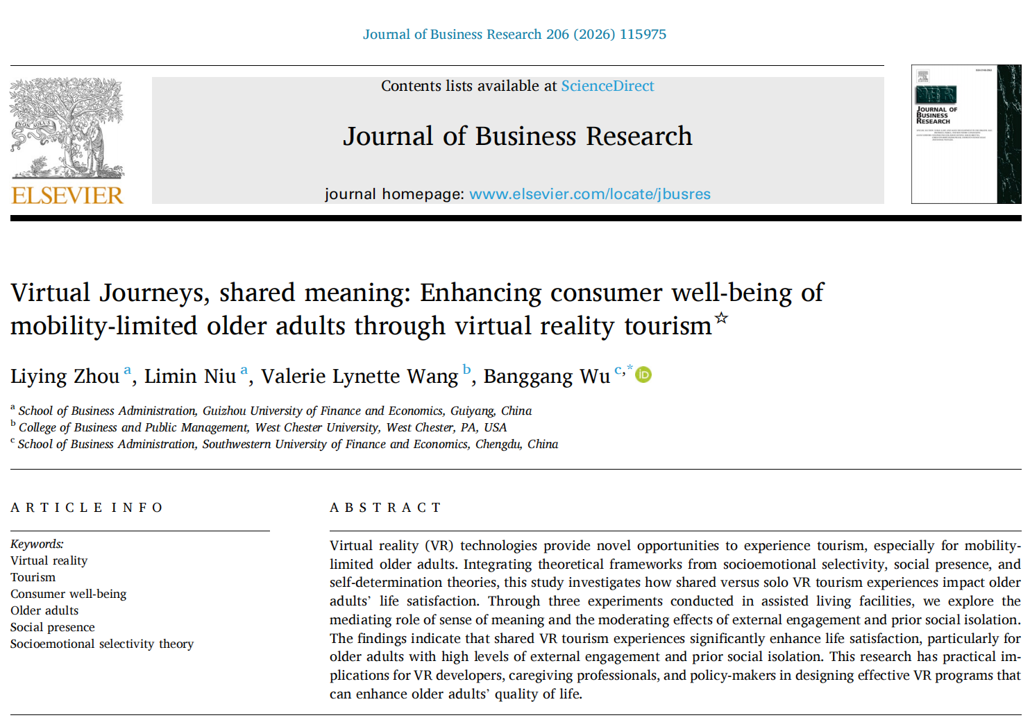 Journal of Business Research 论文截图